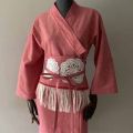 kimono bawelna malina