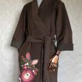 kimono welna kaszmir zdobione