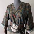 sukienka kimono bawelna pasek